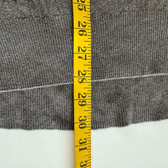 PACT Sweater Medium Cable Knit Crew Neck  Organic Cotton Tunic Side Slits - Picture 13 of 13